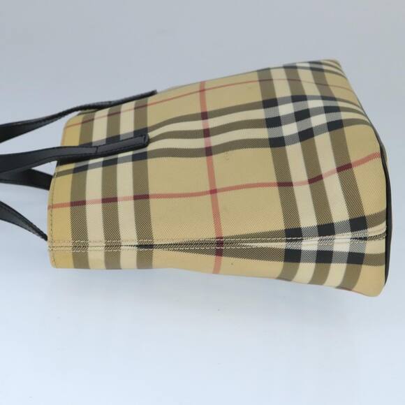 Burberry Nova Check Hand Bag Pvc Beige - Picture 4 of 16